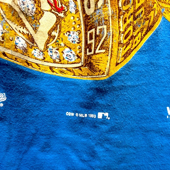 1993 Toronto blue jays back to back - Picture 2 of 4